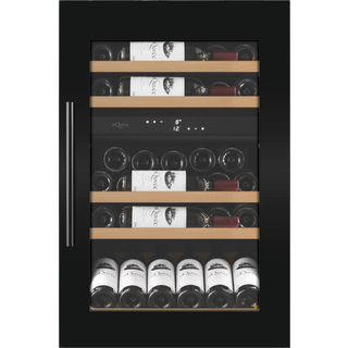 Integrérbart vinkøleskab - WineKeeper 49D Fullglass Black