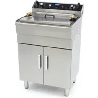 Friture - 35L - 1 kurv - med aftapningshane - 400V