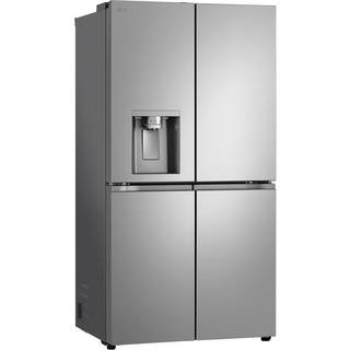 LG Køleskab/fryser 363liter Klasse E 274liter Fritstående Prime-sølv