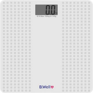 B.Well Pro-166 personvægt hvid 180 kg