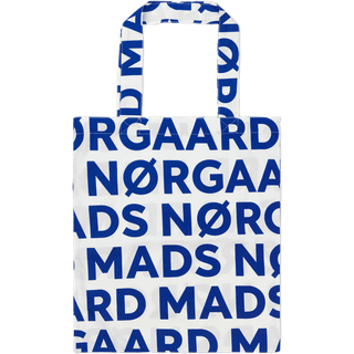 Mads Nørgaard Atoma Stofpose Med Blåt Logoprint