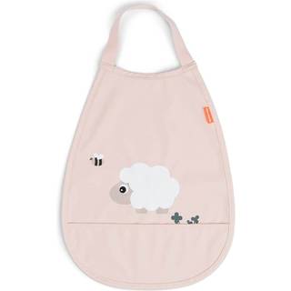 Done by Deer Pull-Over Bib Tiny Farm Powder Powder One Size  Lyserød  One Size  Unisex