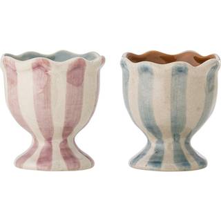 Bloomingville Willa æggebæger 2 dele Rose-blue