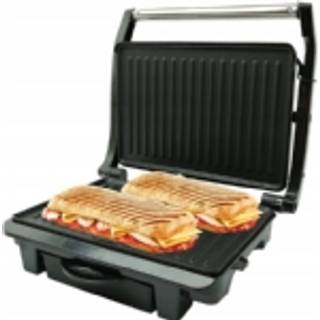 PaniniMaskine i Rustfrit Stål - 1000W Hett