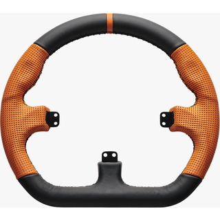 Asetek Closed D Orange Leather Rim