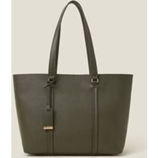 Accessorize Accessorize Green Faux Leather Tote Bag
