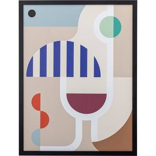 Bloomingville Wine billede 32x42 cm Flerfarvet