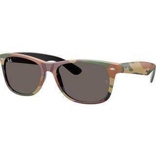 Ray - Ban Unisex RB2132 NEW WAYFARER 6822B1 Solbriller Nylon Sort Grå Firkantet Normal