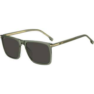 BOSS 1750/G/S Asian Fit B59/IR 56 Solbriller Mænd Grøn - Transparent Dark Green On Clear - 56mm