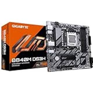 GIGABYTE B840M DS3H Motherboard - AMD Ryzen 9000 CPUs, 8+2+2 Phases VRM, up to 8200MHz DDR5, 2xPCIe 4.0 M.2, 2.5GbE LAN, USB 3.2 Gen 1