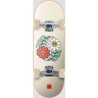 Tricks Soft Top Yin Yang Flowers Komplet Skateboard (Grå)