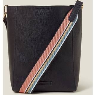 Accessorize Accessorize Black Faux Leather Bucket Bag
