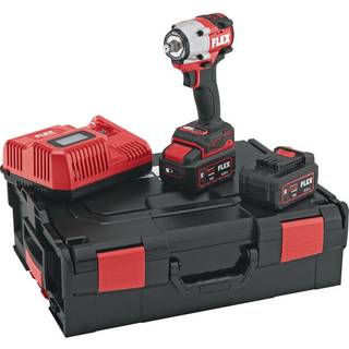 Slagnøgle Flex IW 1/2'' 400 18.0-EC 5.0; 18 V; 2x5,0 Ah batteri. + L-Boxx