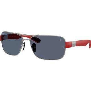 Ray - Ban Unisex RB3763M F01887 Solbriller Metal Grå Grå Firkantet Normal