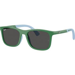 Ray - Ban Børn RJ9084S 718887 Solbriller Injiceret Blå Grå Firkantet Normal