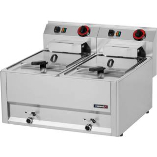 Elektrisk frituregryde med afløbshane 2 x 8 liter 66