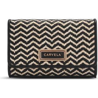 Carvela Carvela Capri Weave Black Clutch Bag