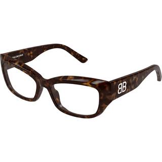 Balenciaga Kvinde BB0399O 002 Optiske stel Acetat Havana Transparent Firkantet
