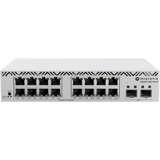 MikroTik CSS318-16G-2S+IN - switch - 18 ports - smart - rack-mountable