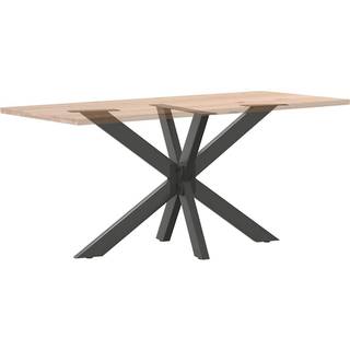 spisebordben edderkopformet antracit 120x68x(72-73) cm stål