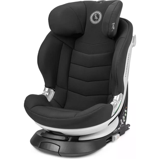 Autostol med isofix - Storchenmühle Niki sort med 90° drejbar base - ECE i-size 100-150cm