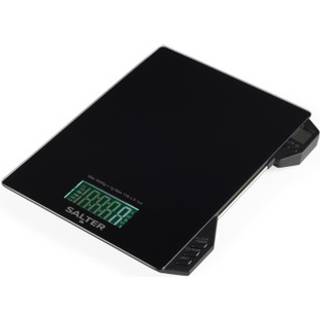 Salter digital køkkenvægt med termometer og timer sort 5 kg