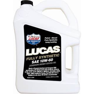 Lucas Oil Synthetic SAE 10W-60 europisk motorolie 5 liter (pakke med 1