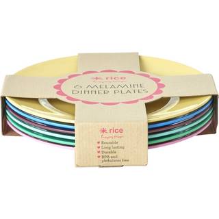 RICE Rice melamintallerken Ø26 cm 6-pak Show your true colors