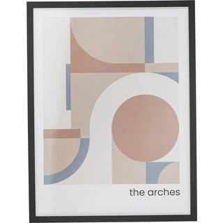 Bloomingville Arches plakat med ramme 32x42 cm Sort ramme