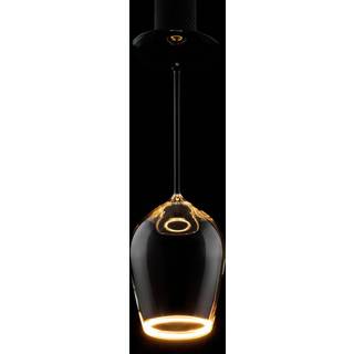 SEGULA Segula LED-pære Flydende rødvin sort, E27 5 W 922 5W Floating Red Wine black, dæmpbar, Sort, Glas