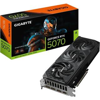 GIGABYTE GeForce RTX 5070 WindForce 3 OC - 12GB GDDR7 RAM - Grafikkort