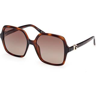 Guess Kvinde GU00190 52H Solbriller Metal Havana Marrone Firkantet Polariseret Sfumato