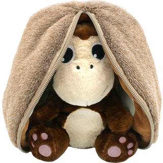 Les d? Gingos Flipetz Coconet The Monkey Plushie - Reversible Coconut to Monkey 2 -in -1 Soft Toy - 7,5 tum barn Transformerande plyschleksak Söt