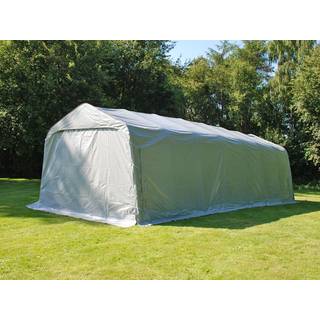 Garagetelt Opbevaringstelt PRO 3,6x7,2x2,68m PVC, Grå