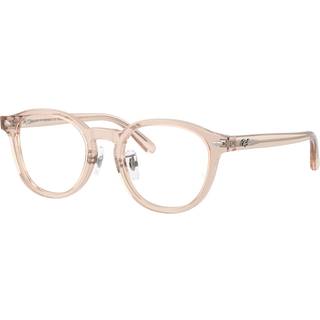 Ray - Ban Unisex RX5443D 8267 Optiske stel Acetat Brun Transparent Firkantet Normal