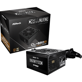 ASRock CL-650B Strømforsyning - 650 Watt - 120 mm - ATX 3.1 - 80 Plus Ja