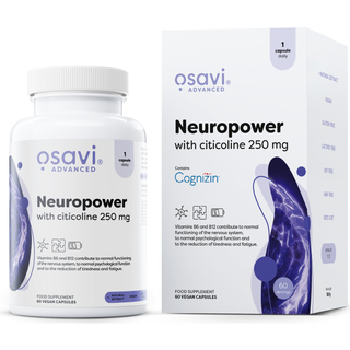 Osavi - Neuropower med Citicolin, 250 mg - 60 veganske kapsler