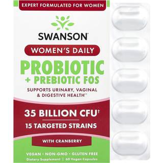 Swanson - Women's Daily Probiotik + Præbiotik 60 kapsler