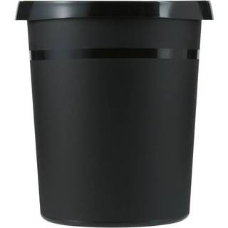 Papirkurv, 18 l, sort, kildesortering mulig
