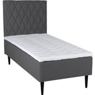 Boxmadras 90x200 cm - Favorit - Enkeltseng Inkl. topmadras og ben - Ekstra komfort