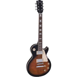Dimavery LP-700 E-Guitar, flamed brown TILBUD NU