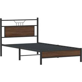 sengeramme uden madras 107x203 cm konstrueret træ brunt eg