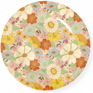 Rice tallerken 20 Cm Flower Power - Børnetallerkner Melamin - MESPL-FLPO