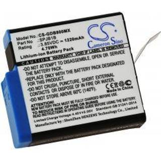 Batteri til Action Cam, Camera GoPro Hero 5 Black ,Hero 6 Black, Hero 7 Black, Typ SPJB1B osv.