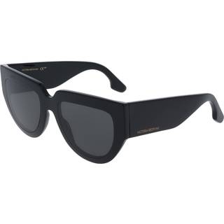 Victoria Beckham Kvinde VB679S 001 Solbriller Acetat Sort Grå Normal