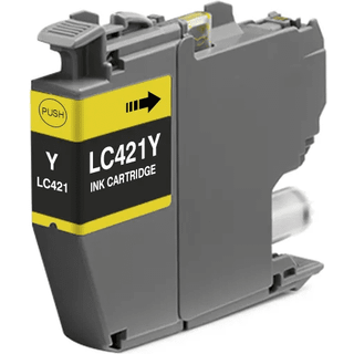 Brother LC421XLY gul printerpatron 500 sider alternativ LC421XLY