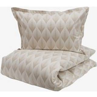 Borås Cotton Roanne Sengesæt Beige 150x210 cm