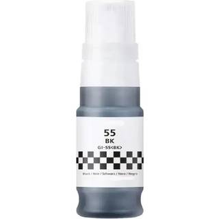 Kompatibel refill blæk Canon GI 55 - 6292C001 sort 50 ml