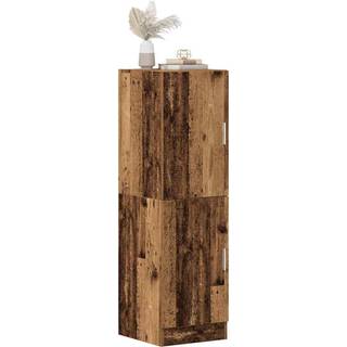 Køkkenskab 38X41,5X131,5 Cm Konstrueret Træ Røget Egetræsfarve - Gammelt træ