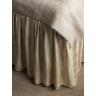 Mille Notti Laura Sengetæppe  Stripe Beige 180x220x44 cm